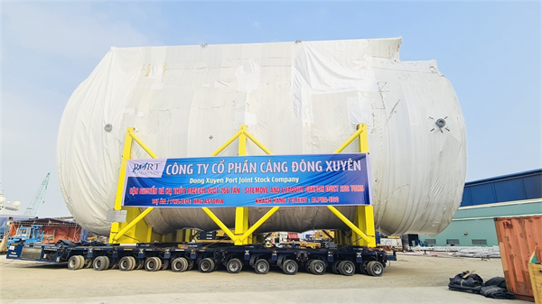 Cung cấp dịch vụ vận chuyển, hạ thủy 4 cụm DUCT (tổng 660 tấn) từ Cảng Đông Xuyên đến Cảng PV Shipyard