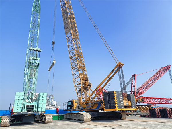 Cung cấp dịch vụ bốc xếp, chằng buộc 01 CRD Skid 87 tấn và trung chuyển hàng hóa nội địa bằng sà lan