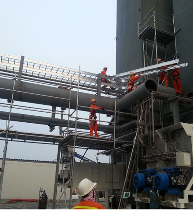 Lắp đặt máng cáp